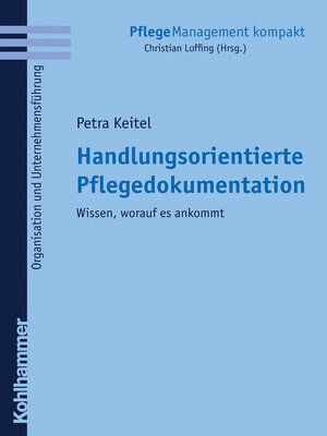 cover image of Handlungsorientierte Pflegedokumentation